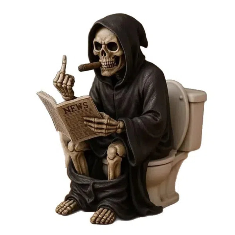 Reaper's Bio Break Statue