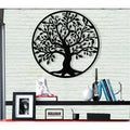 Circular Tree of Life Metal Wall Art
