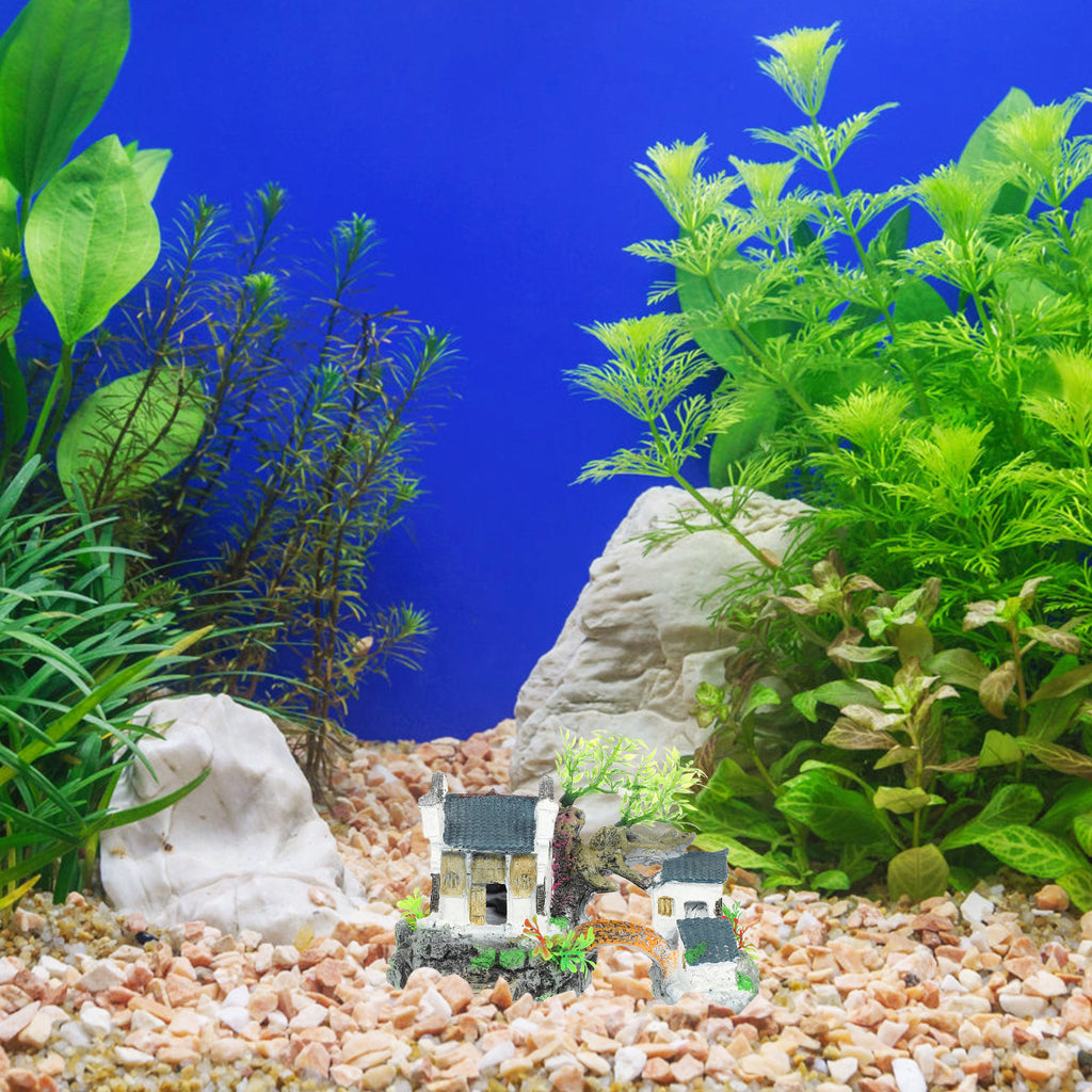 Mini Village Bridge Aquarium Ornament