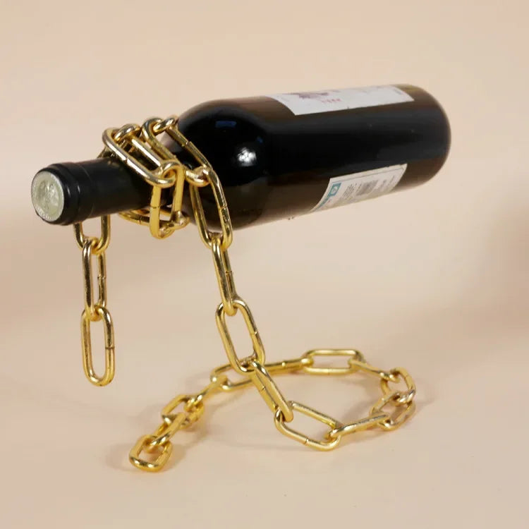 Magical Suspension Chain Wine Rack
