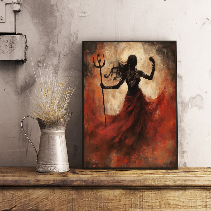 Hibiscus Bloom Kali Canvas