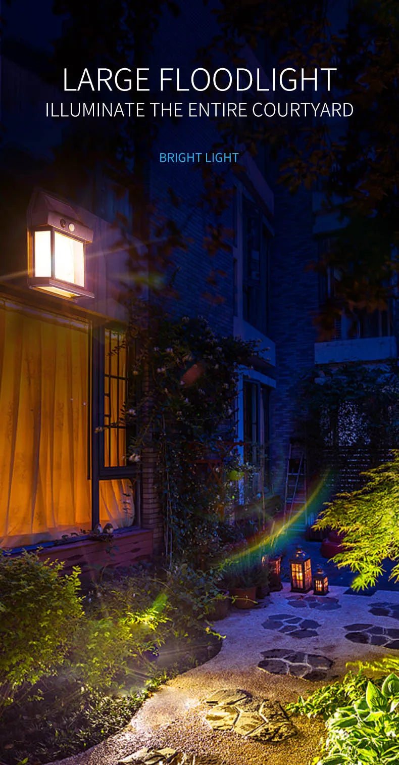 Solar Sensor Wall Lamp Decoration