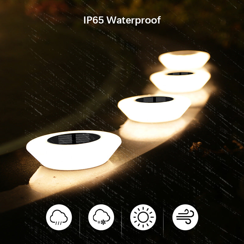 Solar Ground Ring Light Decoration