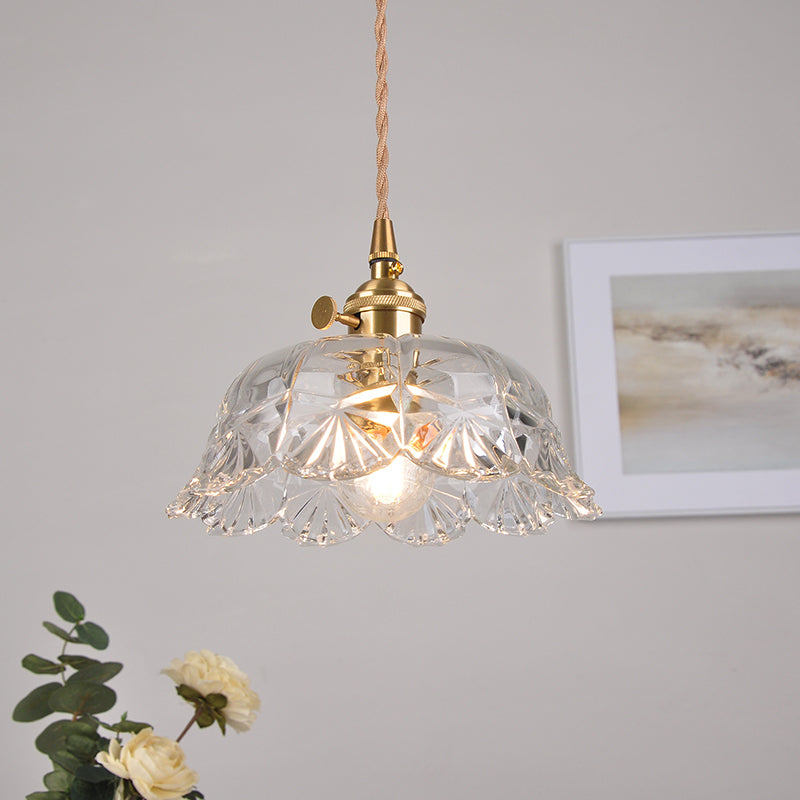Nordic Crystal Cut Glass LED Pendant Light