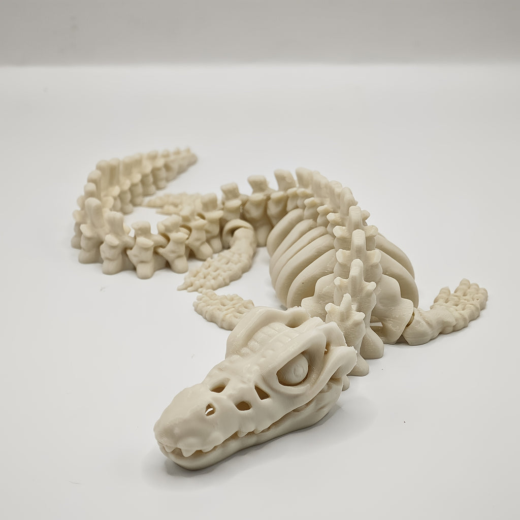 Alligator Skeleton Aquarium Ornament