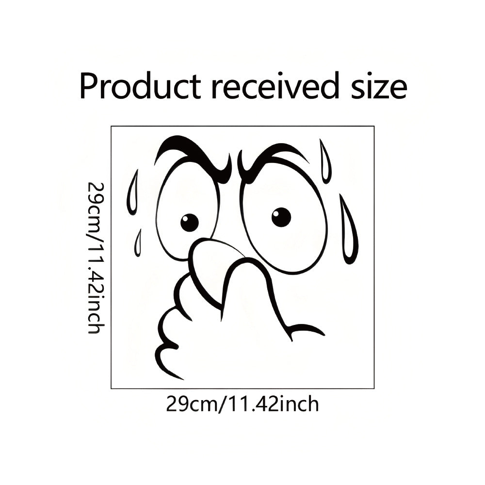 Expressive Funny Toilet Lid Sticker