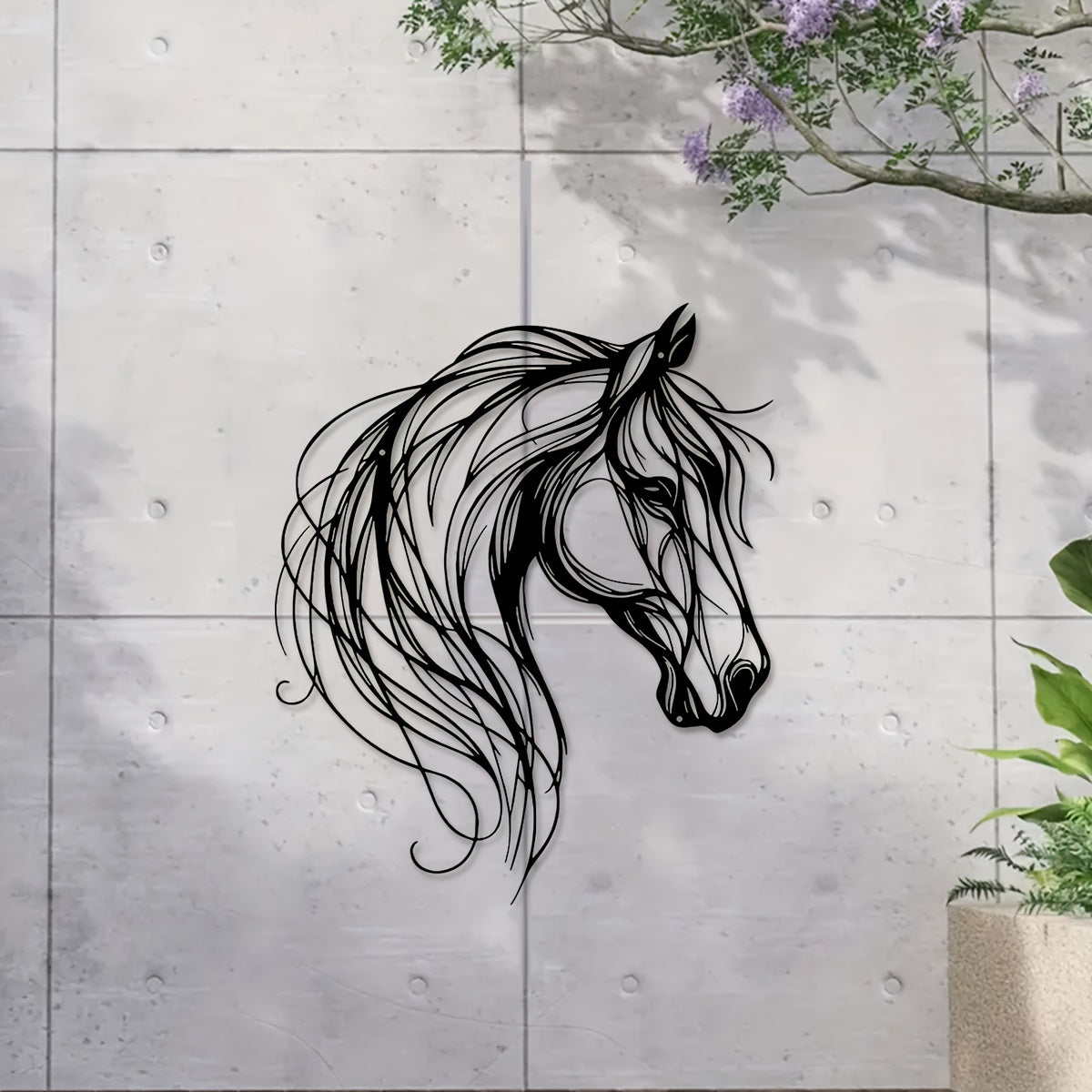Elegant Mare Metal Wall Art
