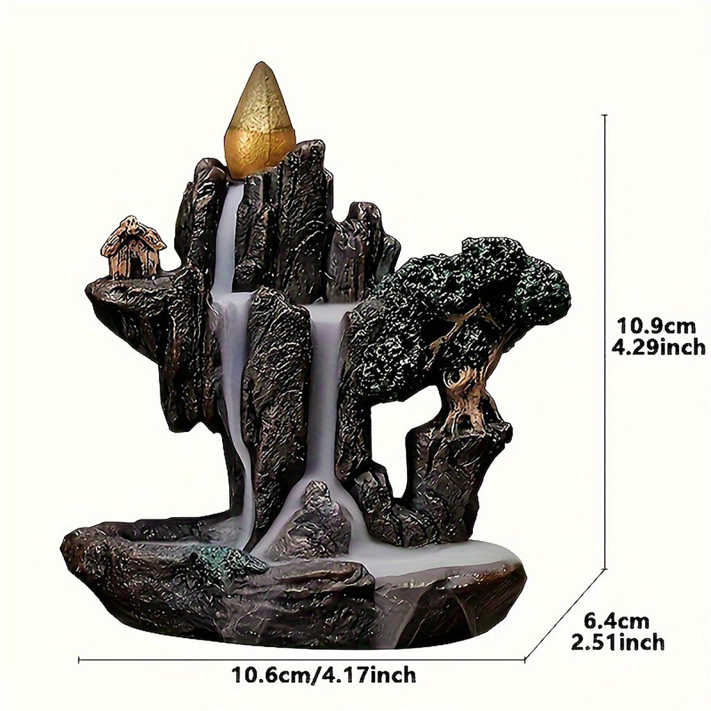 Mountain Waterfall Incense Burner