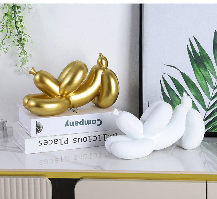 Cute Modern Abstract Balloon Dog Sculpture