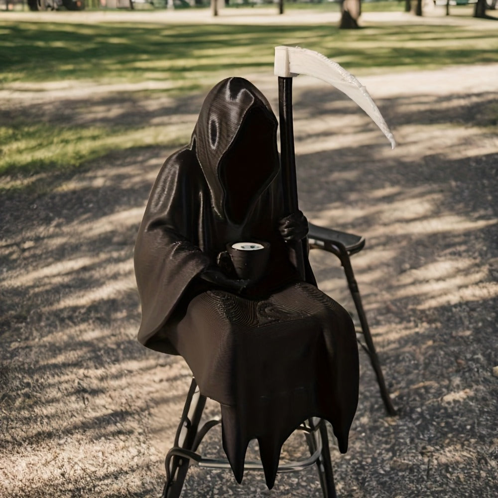 The Reaper's Tea Time Statue