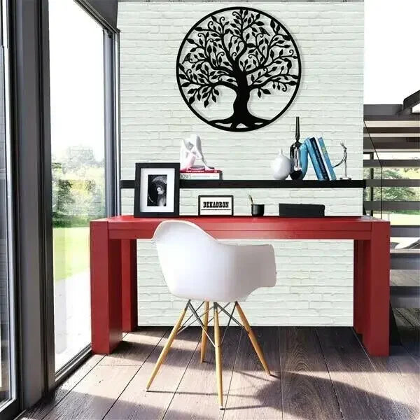 Circular Tree of Life Metal Wall Art