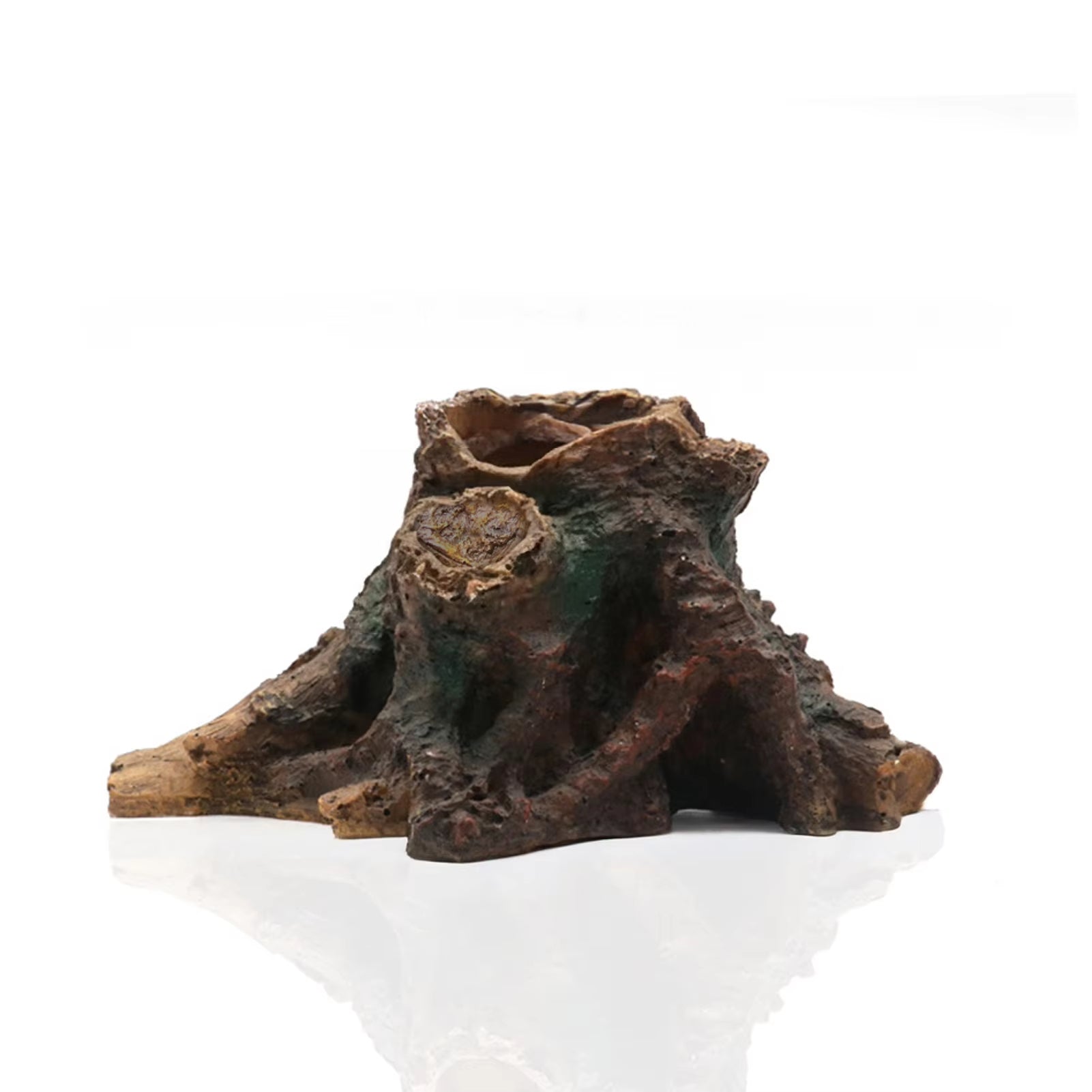 Hollow Tree Trunk Aquarium Ornament