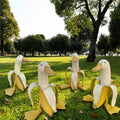 Funny Banana Duck Sculpture