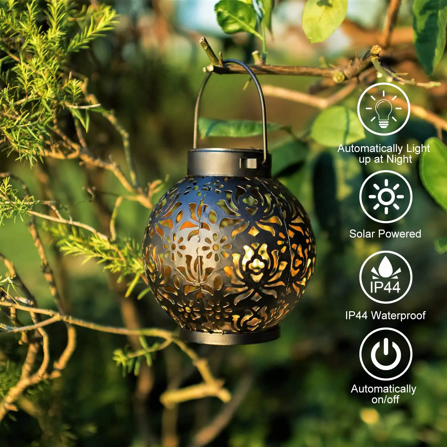 Solar Pattern Lantern Garden Light Decoration