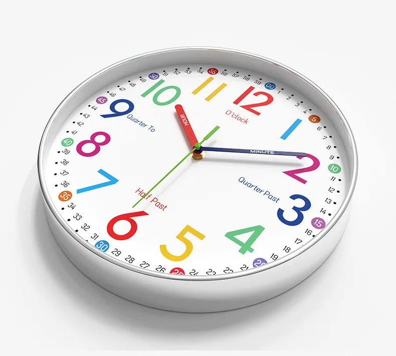 Children's Educational Wall Clock