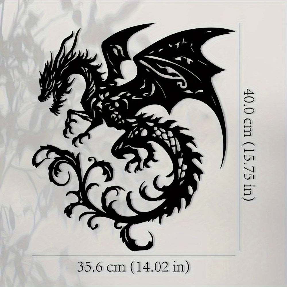 Ornamental Dragon Metal Wall Art