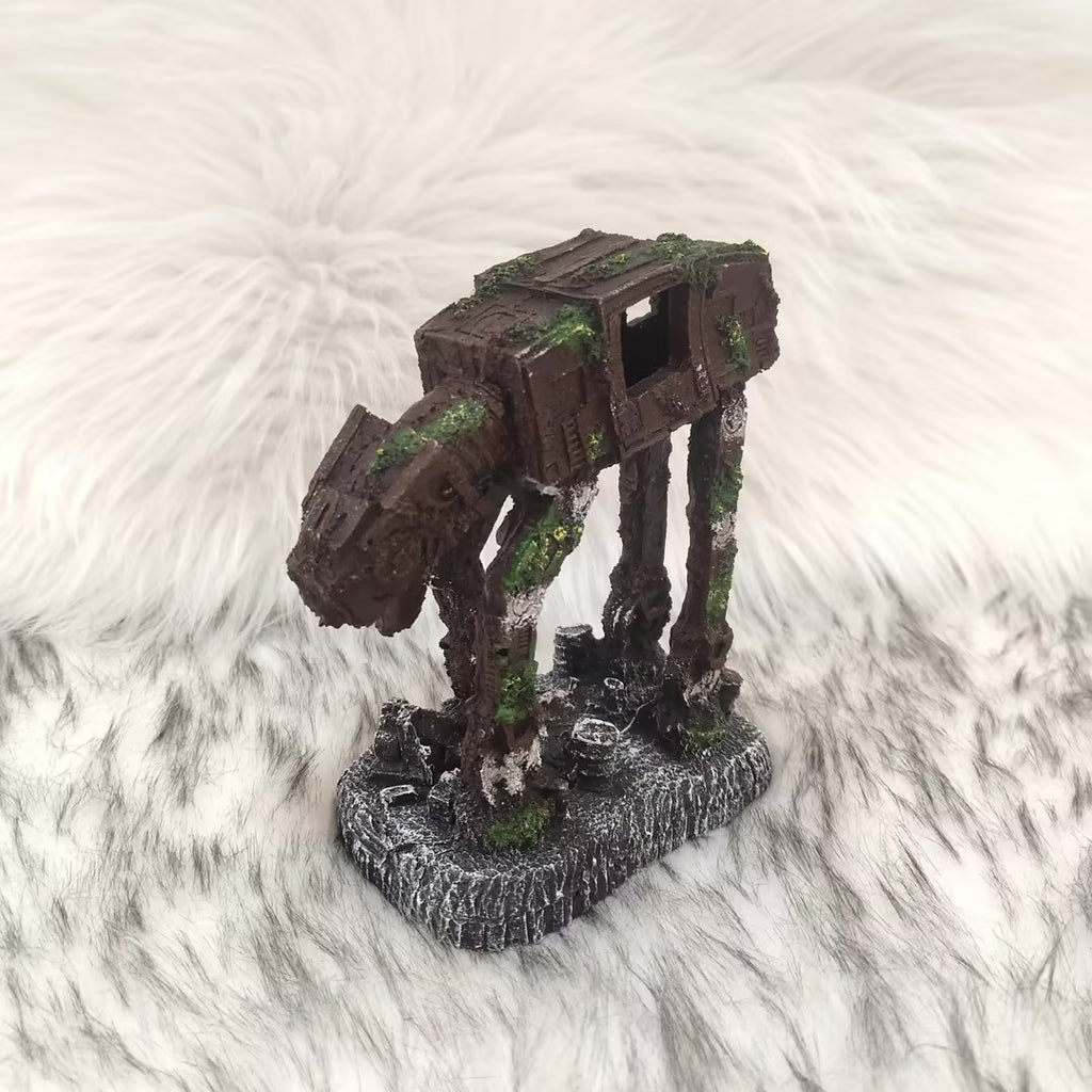 Mini Walker Robot Aquarium Decoration