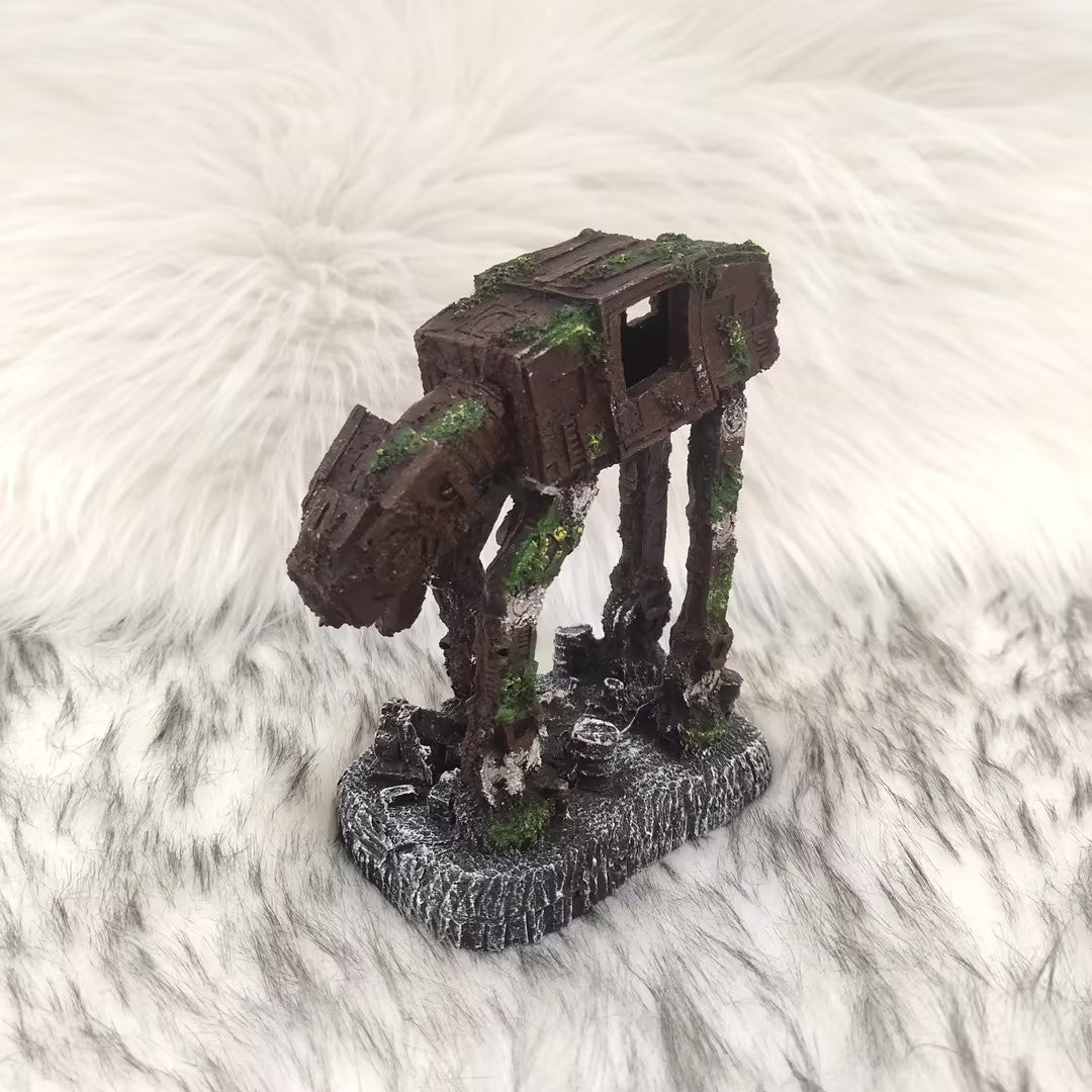 Mini Walker Robot Aquarium Decoration