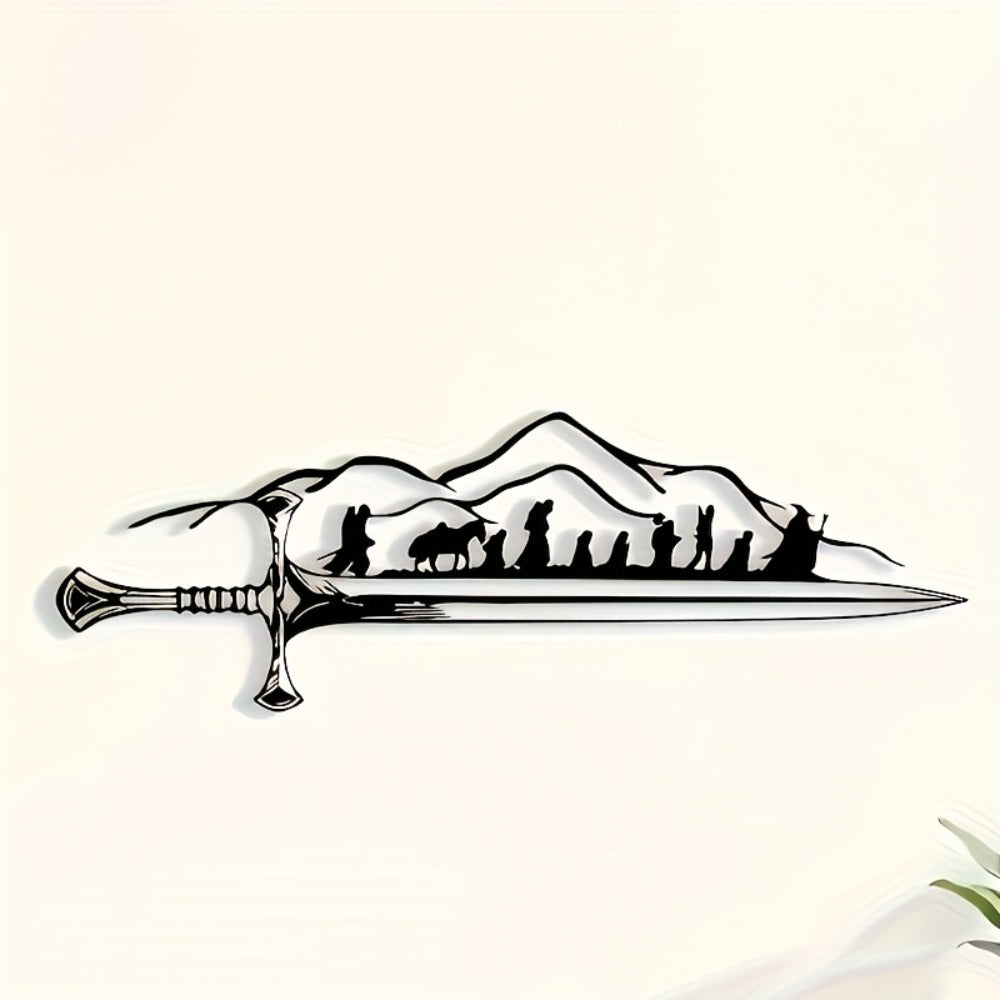 The Fellowship Sword Metal Wall Art
