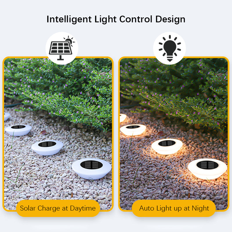 Solar Ground Ring Light Decoration