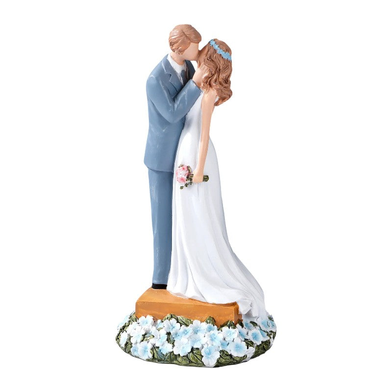 Romantic Wedding Cake Top Sculpture