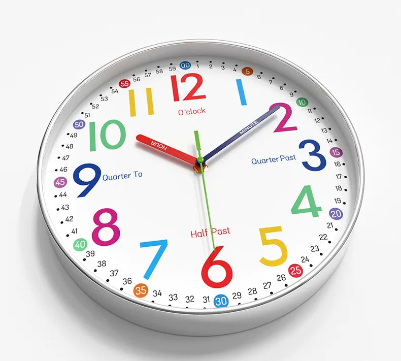 Children's Educational Wall Clock