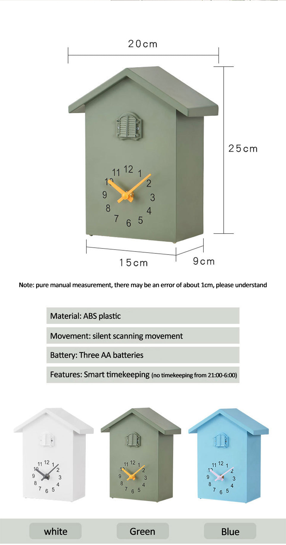 Modern Minimalist Cuckoo Clock
