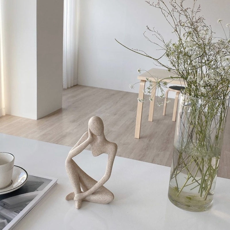 Modern Art Thinker Statue