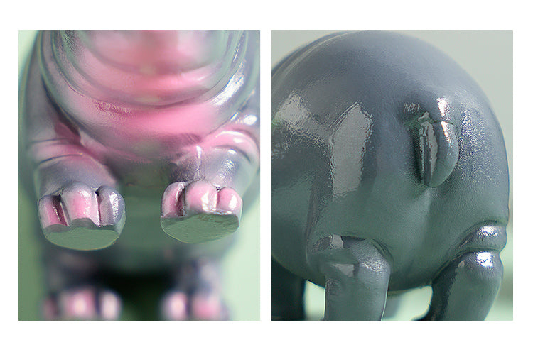 Moo Deng Thai Baby Hippo Statue