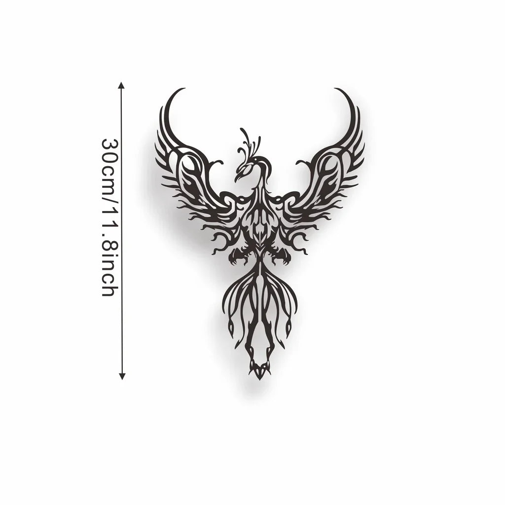 Phoenix Rising Metal Wall Art