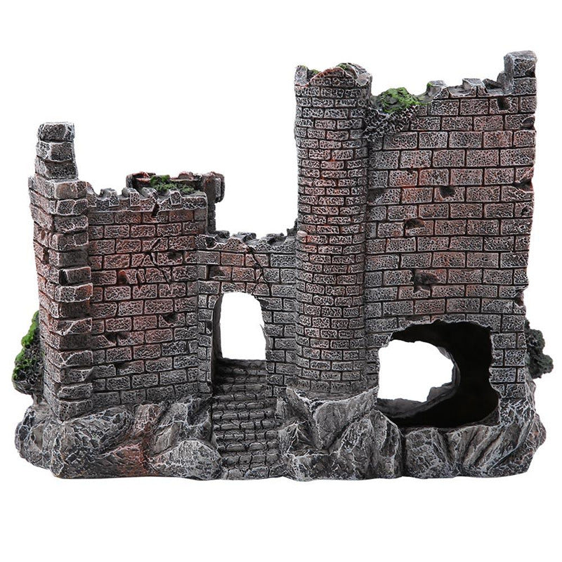 Ancient Ruins Castle Aquarium Ornament