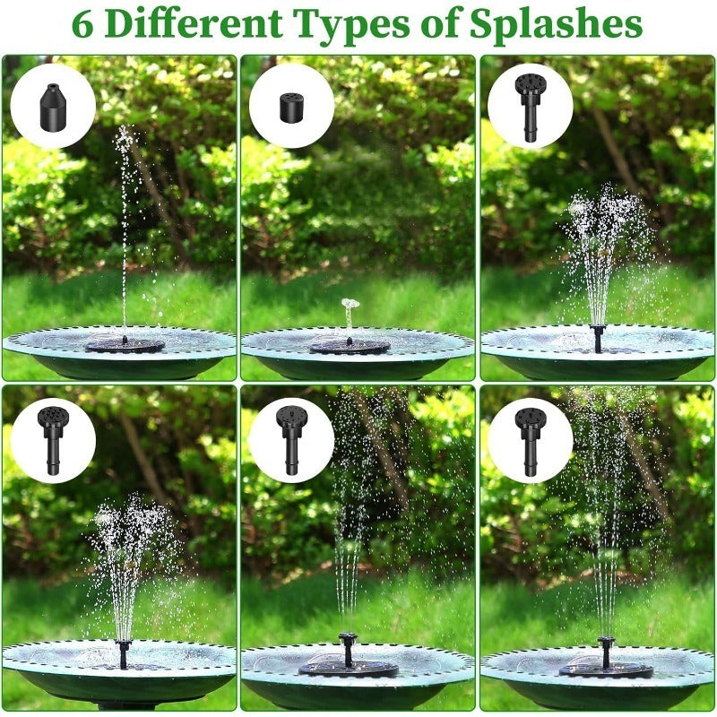 Autonomous Solar Fountain Decoration