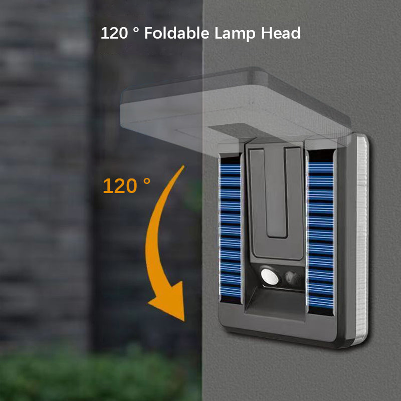 Solar 120° Foldable Motion Sensor Wall Light Decoration
