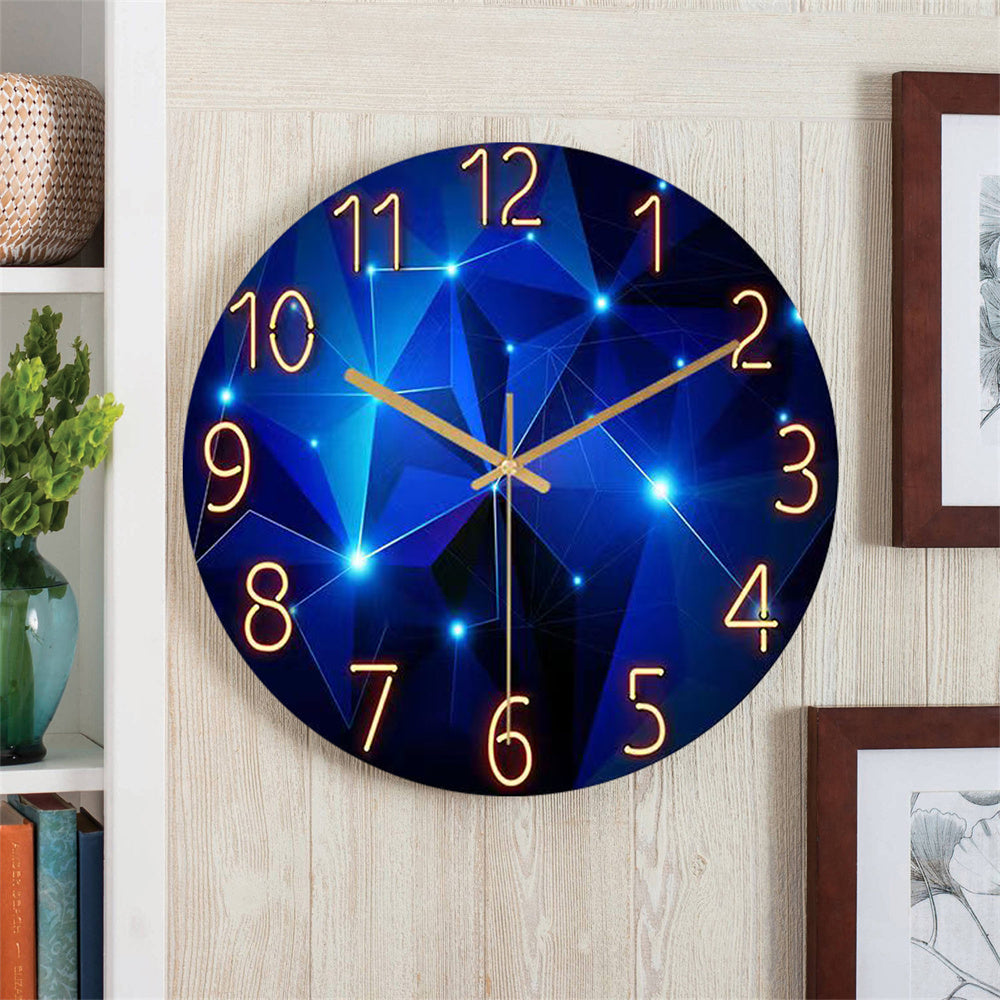 Cosmic Constellation Glass Wall Clock