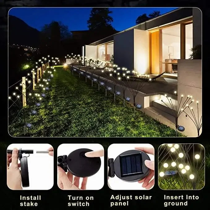 Color Changing Flower LED Garden Lights Decoration