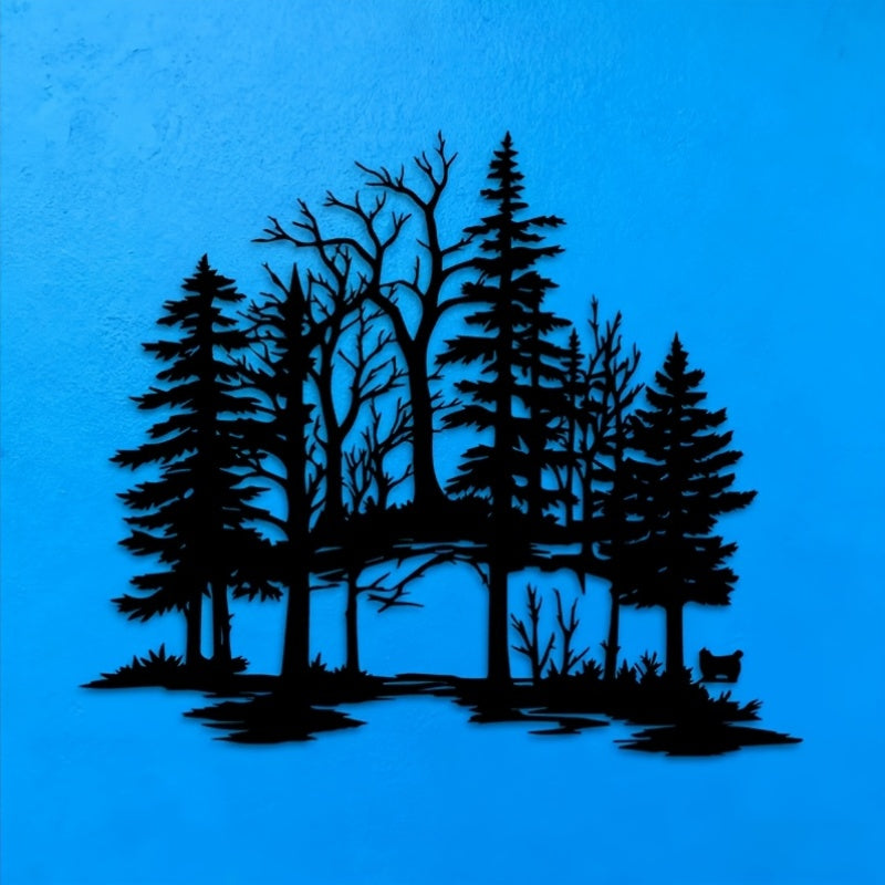 Winter Forest Metal Wall Art
