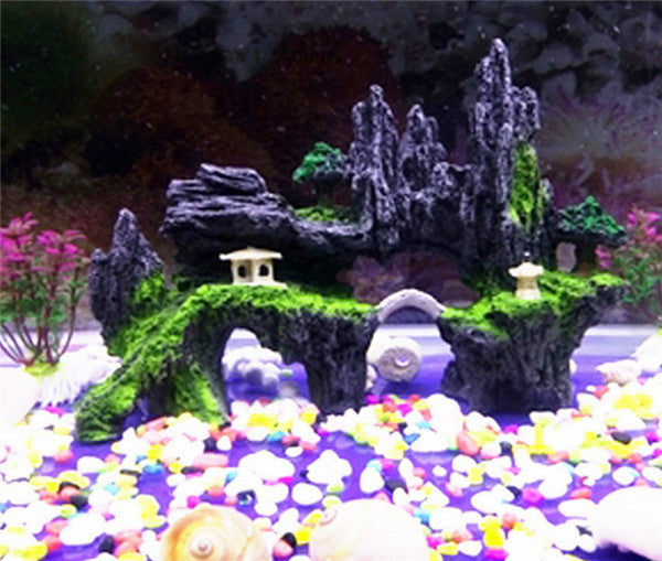 Rock Arch Landscape Aquarium Ornament