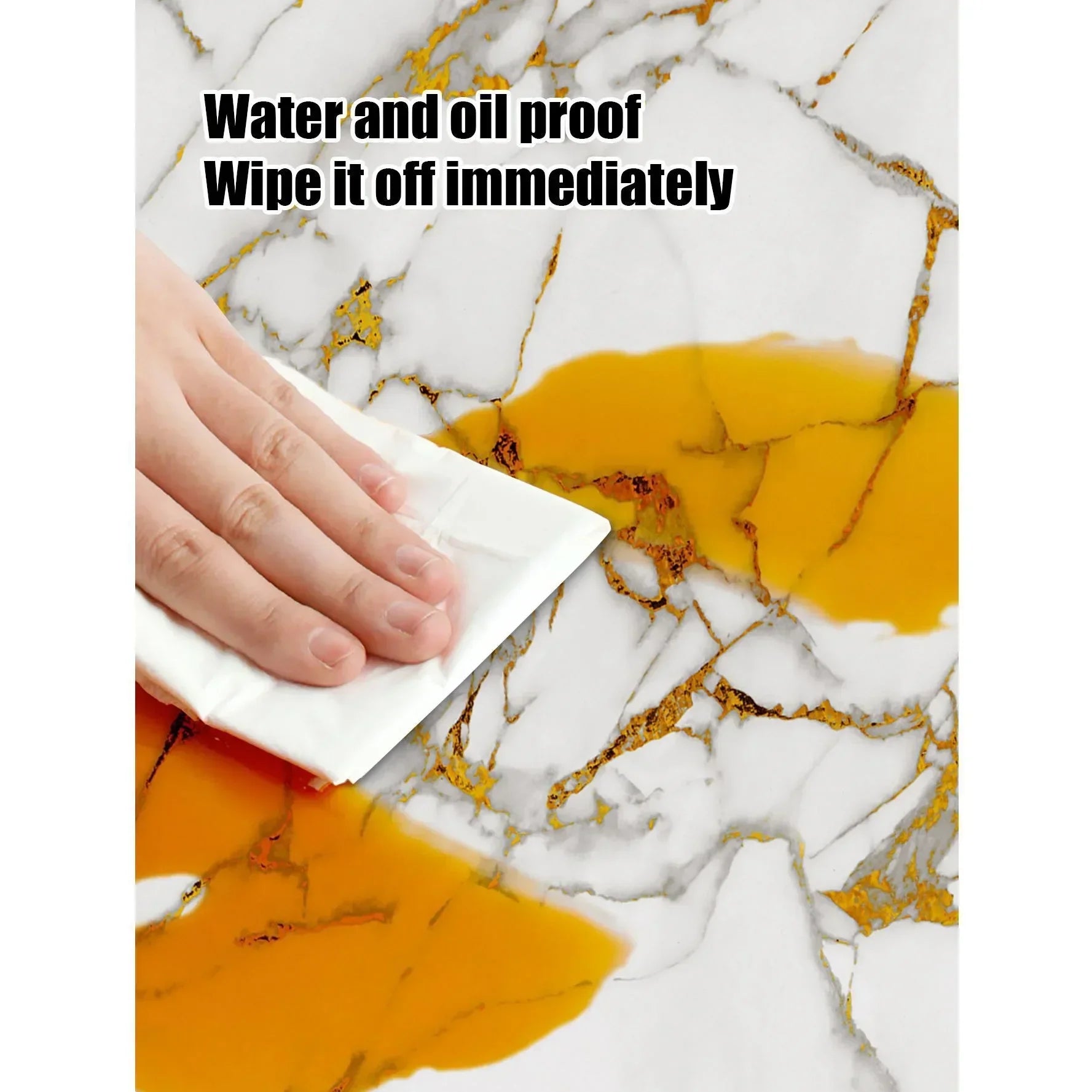 Marble Tile Self-Adhesive Wall Sticker