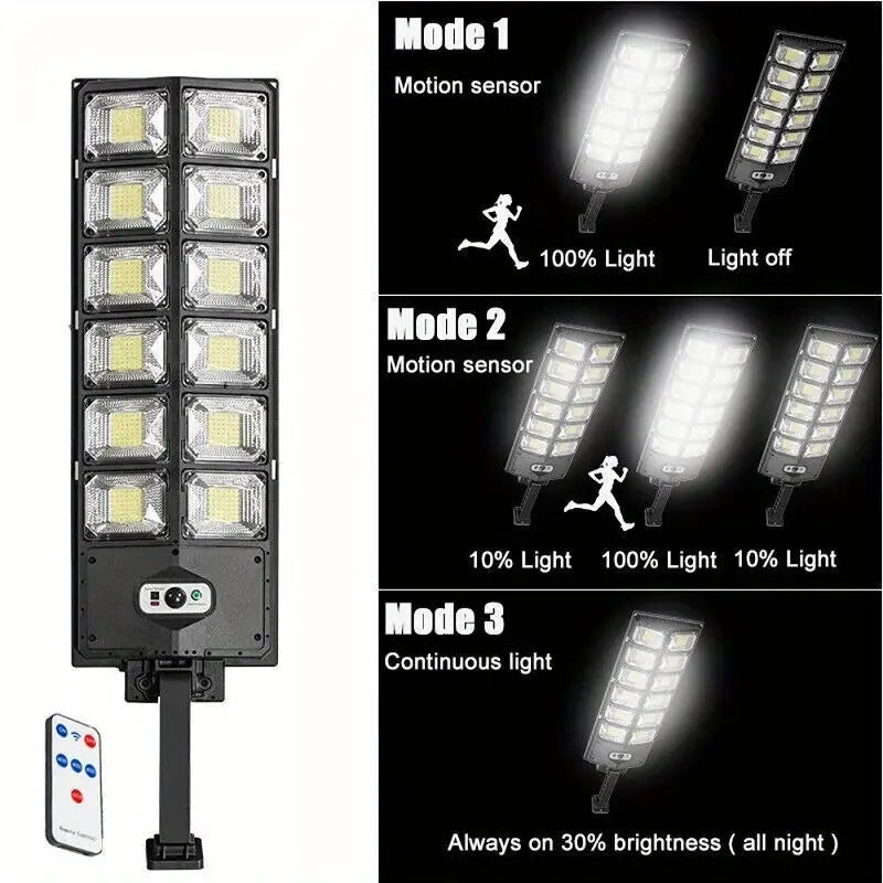 Solar 504 LED Street Light Decoration