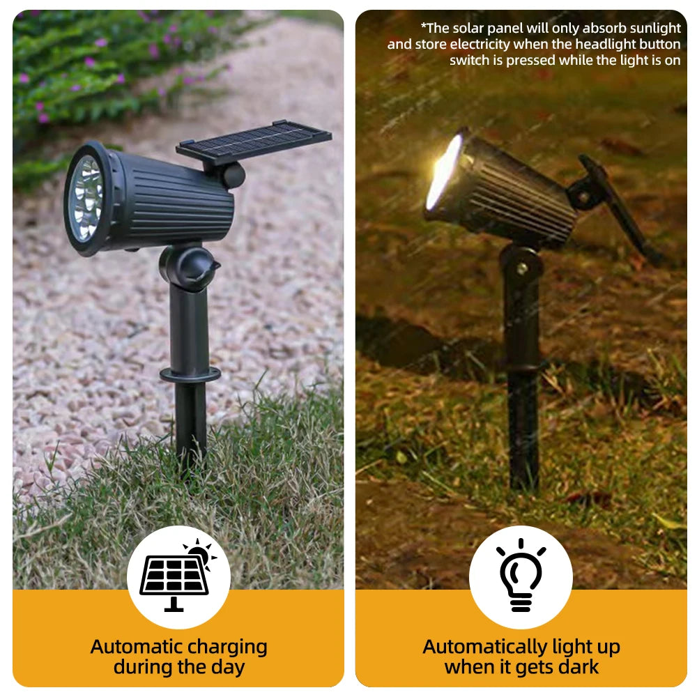 Solar LED Garden Spotlight Decoration