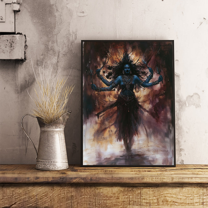 Hibiscus Bloom Kali Canvas