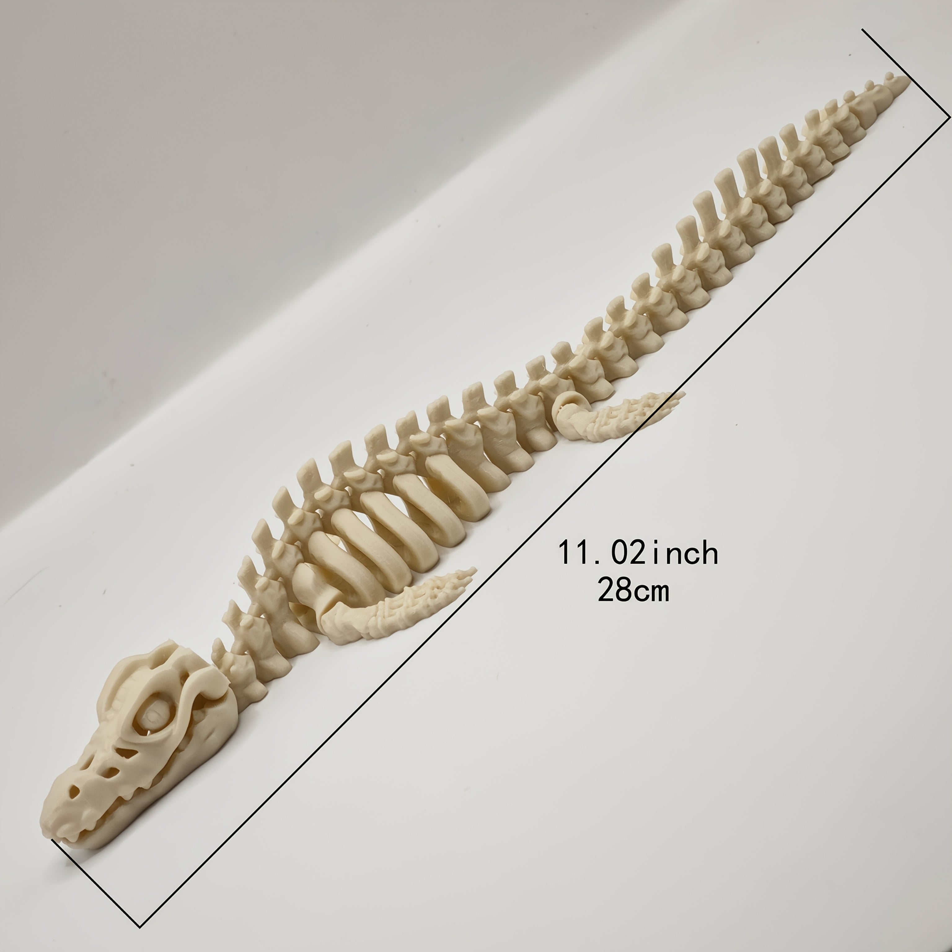Alligator Skeleton Aquarium Ornament