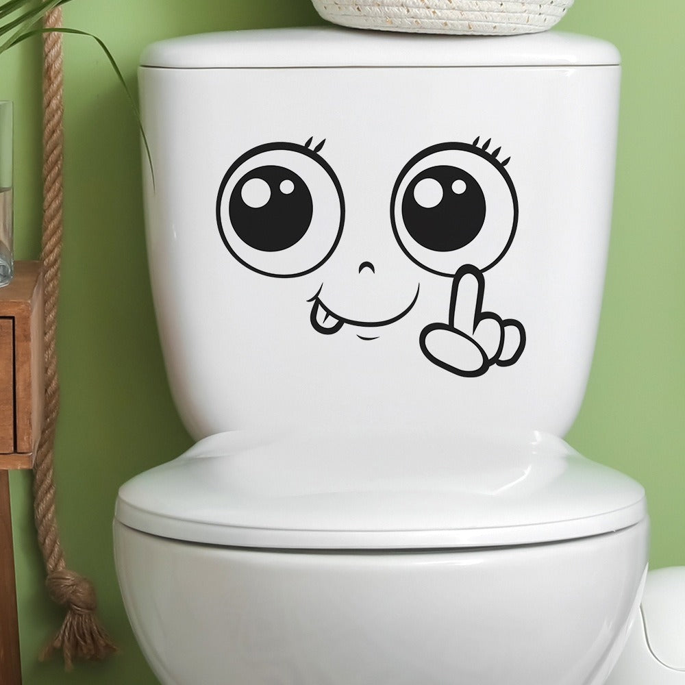 One Moment Please Toilet Sticker