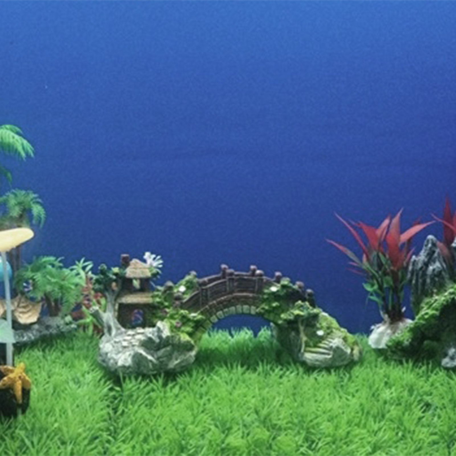 Japanese Garden Bridge Aquarium Ornament