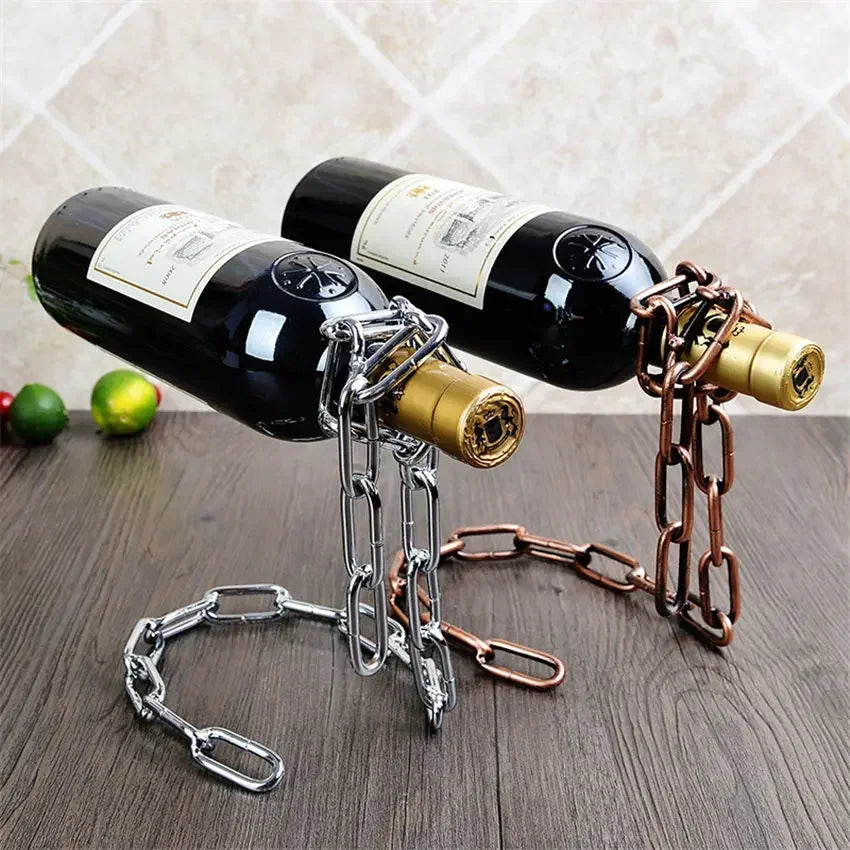 Magical Suspension Chain Wine Rack