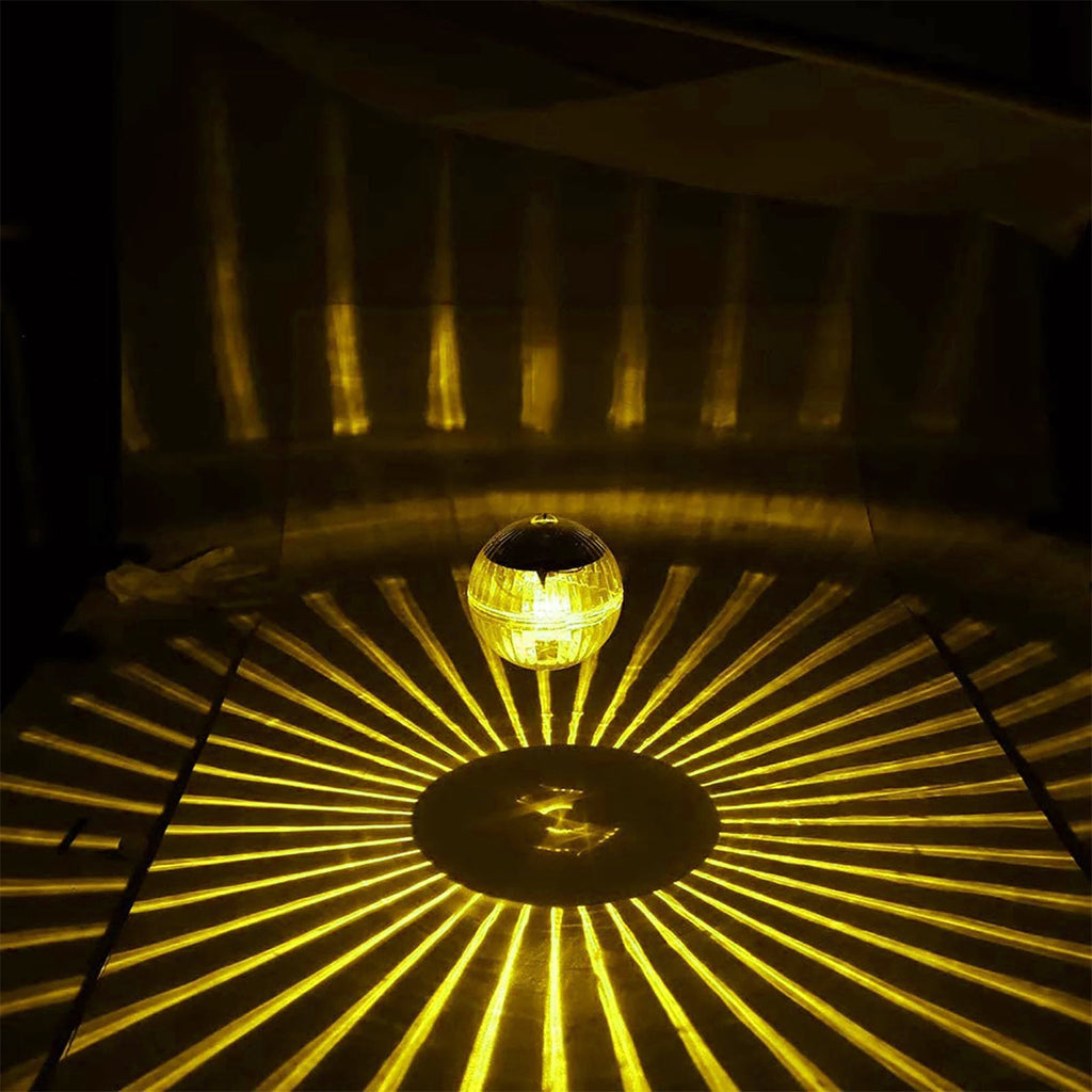 Solar Crackle Glass Ball Garden Light Decoration