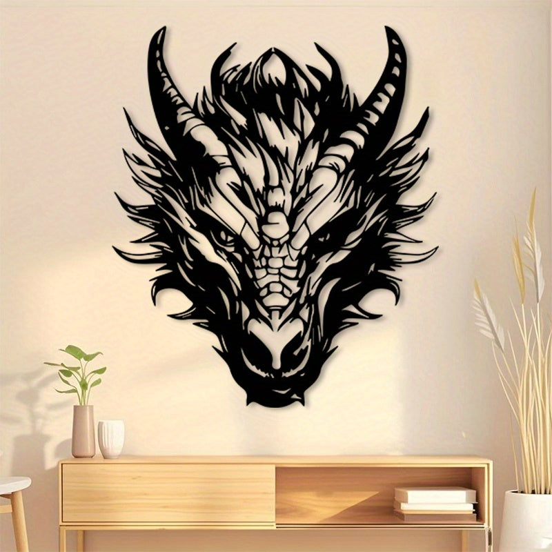 Dragon Head Metal Wall Art