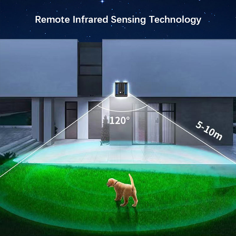 Solar 120° Foldable Motion Sensor Wall Light Decoration