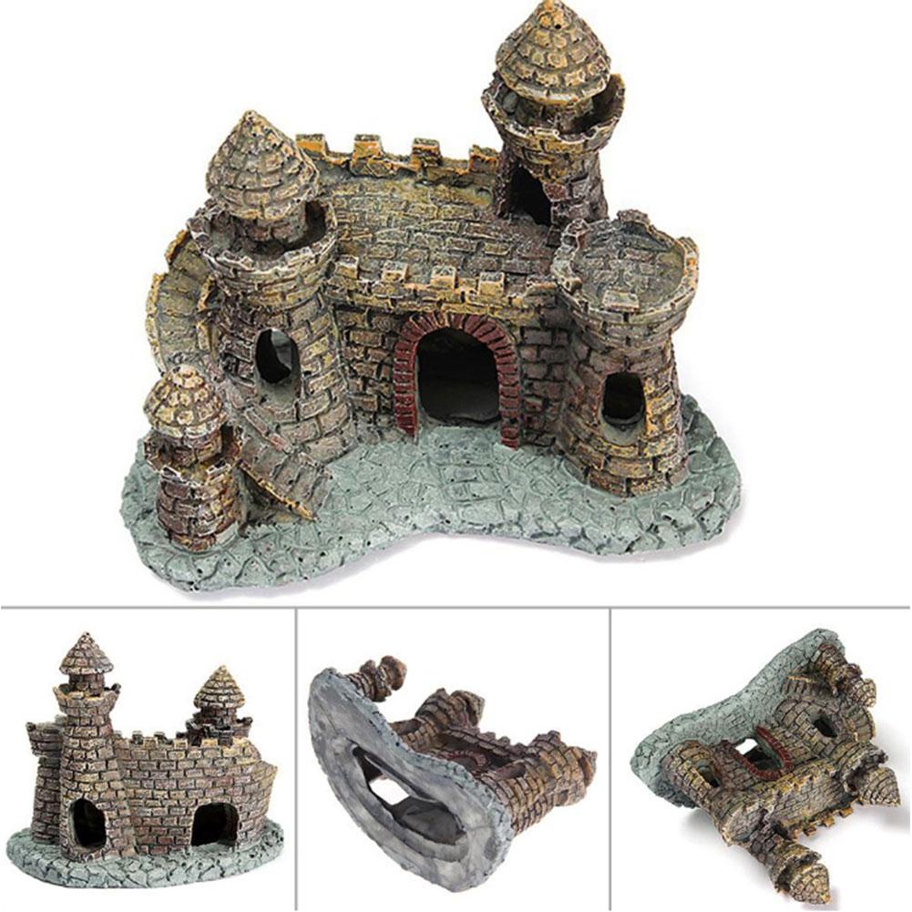 Medieval Castle Aquarium Ornament