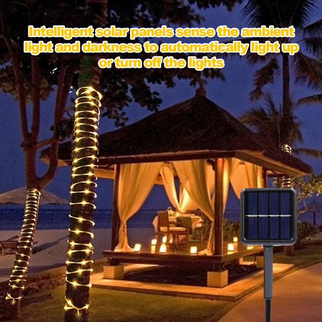 Solar LED Rope Light Decoration 7.5M